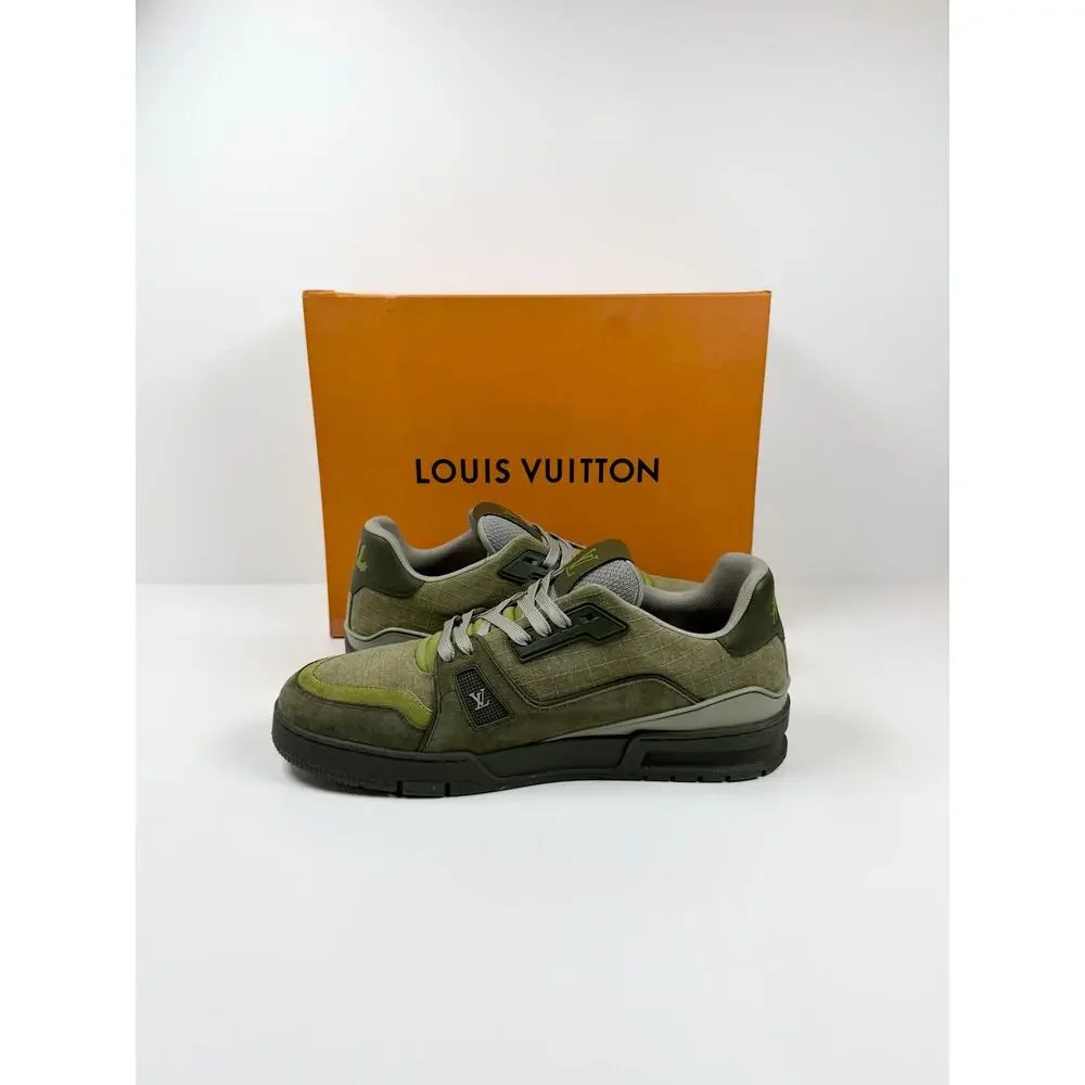 Size 10UK/11US - Louis Vuitton #54 Green Trainers